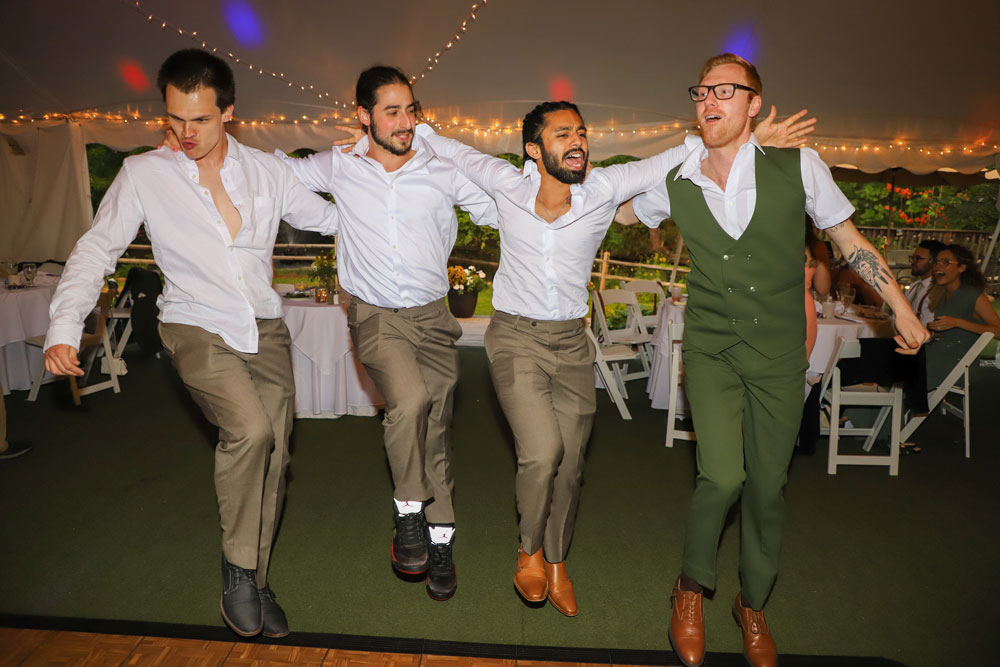 Guys dancing - wedding portfolio